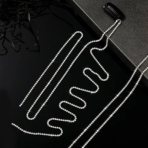 NEW Sparkling Bling Swarovski Crystal Rhinestone & Pearl Hair Accessorie… - Picture 14 of 14